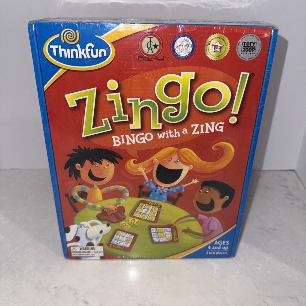 ThinkFun Zingo Bingo with a Zing Award Winning Board Game Fun Learning